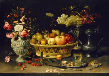 Stillleben mit Früchten und Blumen, 1608 - 1621